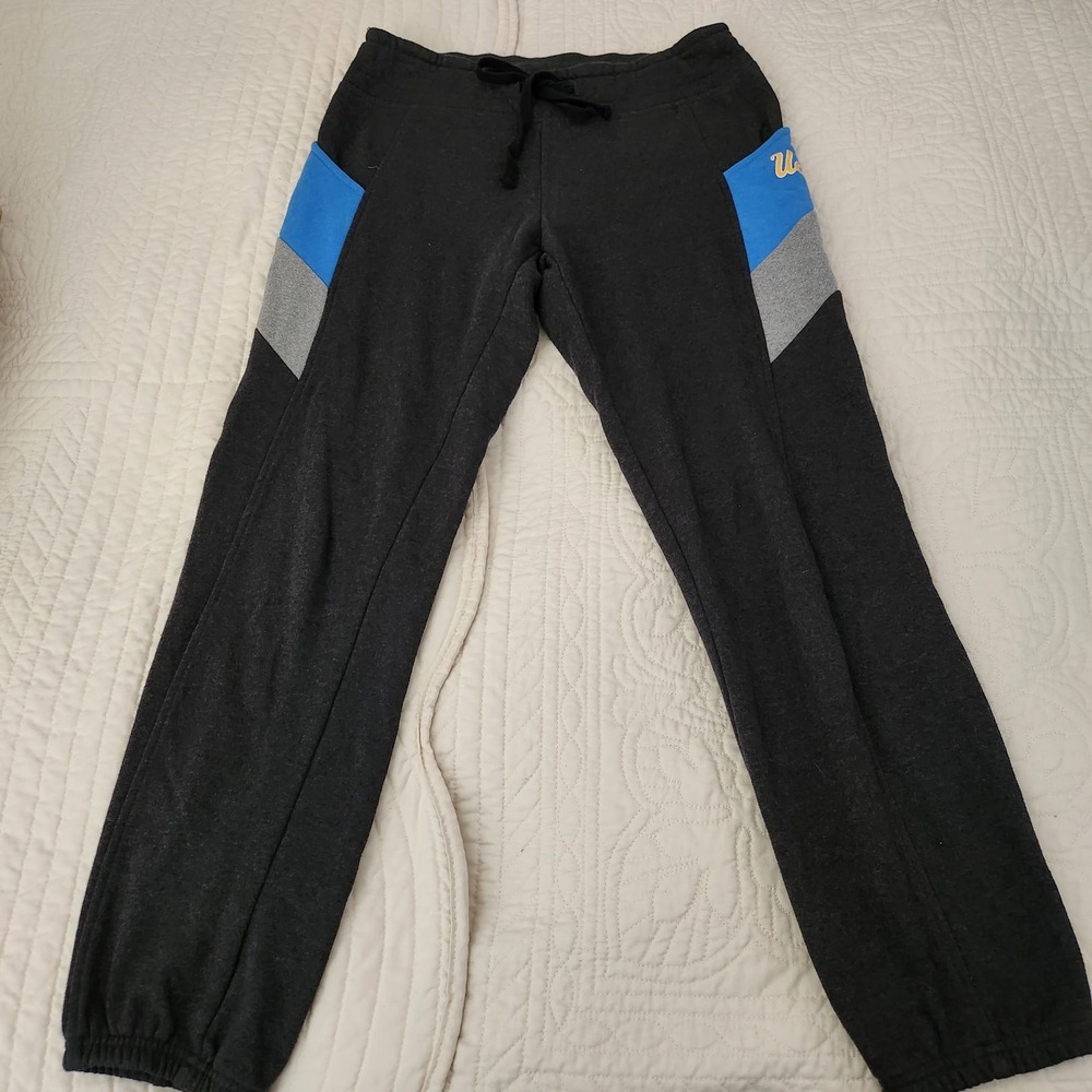 Colosseum UCLA Bruins Womens Small Sweatpants Joggers Grey Blue NCAA Fan Gear